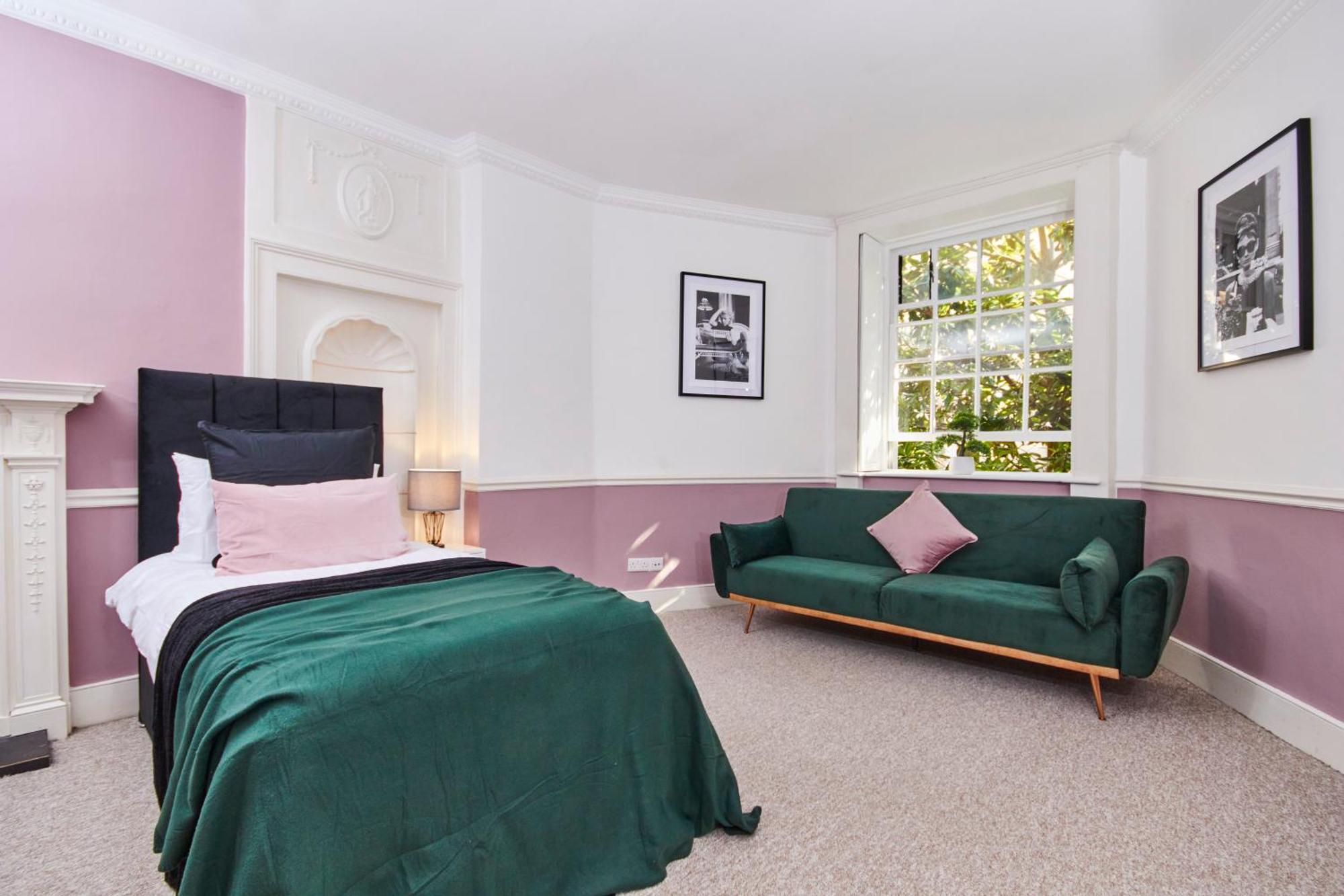 Beautiful 2Bedroom 4 Actual Beds House With Wifi By Purestay Bath Exterior foto